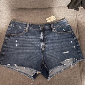 nwt aerie denim shorts